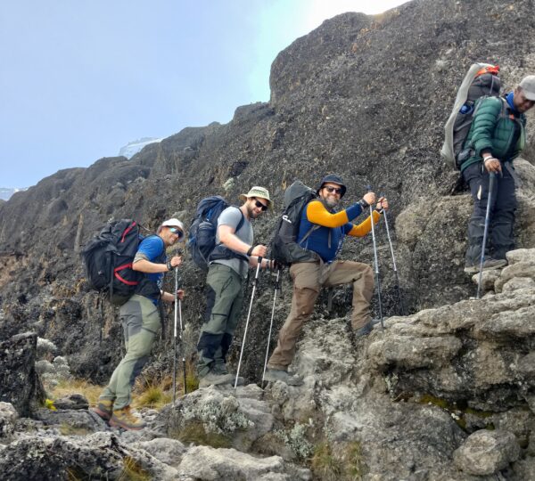 Reaching the summit of mount Kilimanjaro 